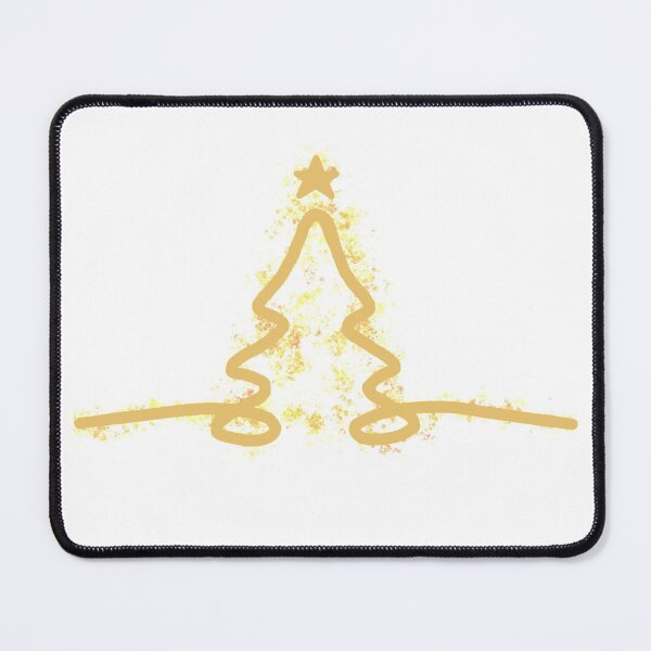 Item preview, Gold Sparkly Christmas Tree designed and sold by ArtbyLucy27.