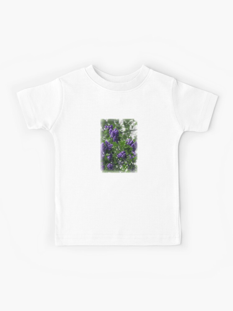 Camiseta para niños «Arbusto de flores de color lila morado oscuro» de  JariHawk | Redbubble