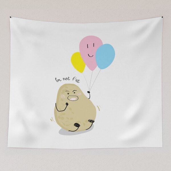 Item preview, Cute Spud Potato I'm Not Fat designed and sold by Iceziey.