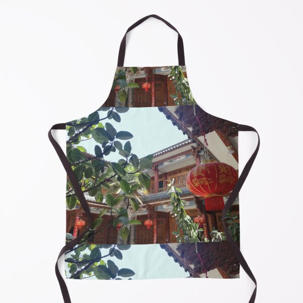 Item preview, Chinese Temple with Chinese Lanterns - Yunnan designed and sold by AlessiaCar.