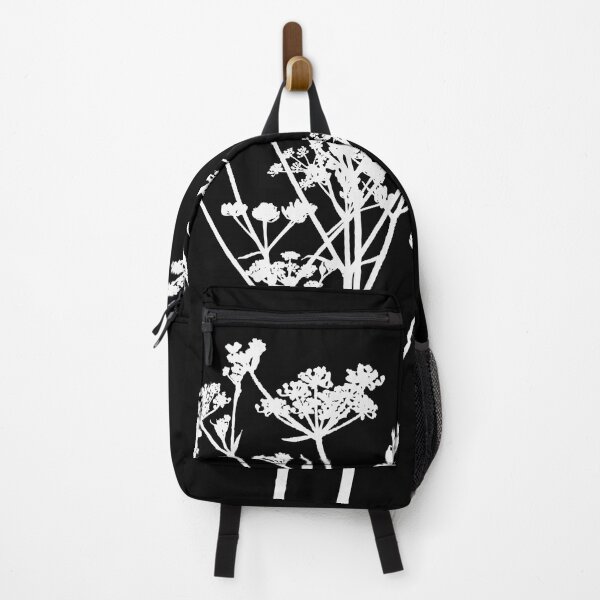 Item preview, Black And White Parsley Wildflower Minimalistic Graphic designed and sold by artsandsoul.