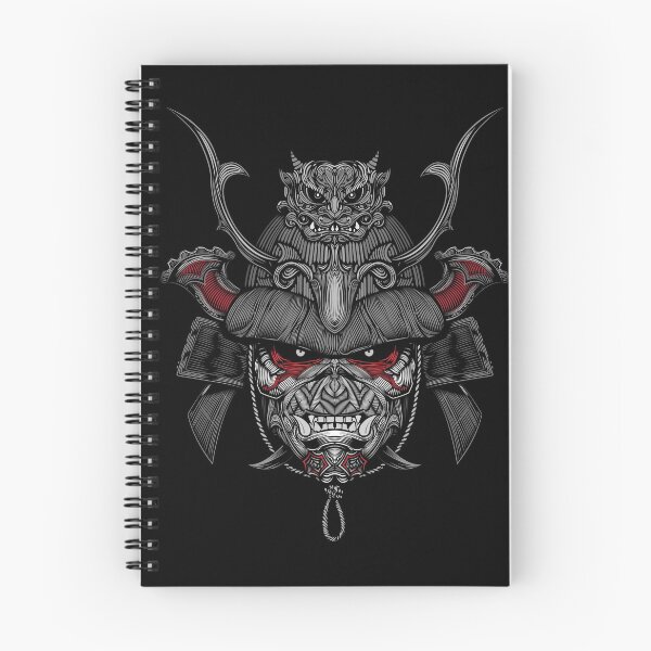 Item preview, Samurai with Helmet Grey and Red designed and sold by hockeng.
