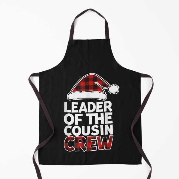 Item preview, Leader of the Cousin Crew Christmas Buffalo Red Plaid Xmas T-Shirt designed and sold by Kellner-Platt.