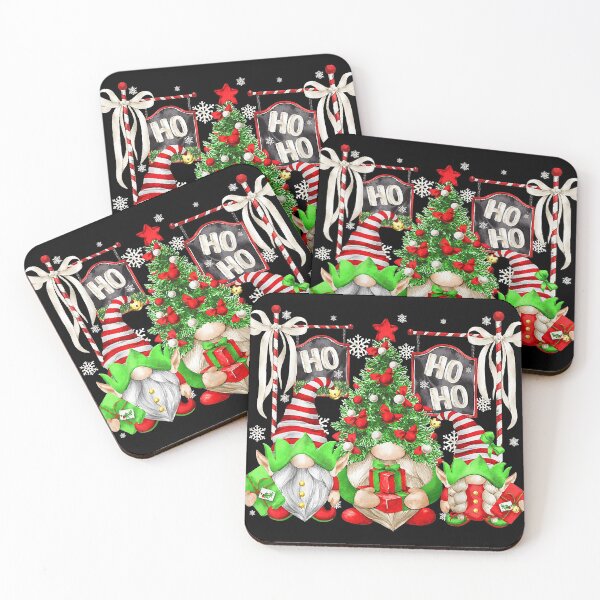 Item preview, Unique Christmas Elf Gnomes With Xmas Gifts - Funny Hohoho designed and sold by JoelleKey.