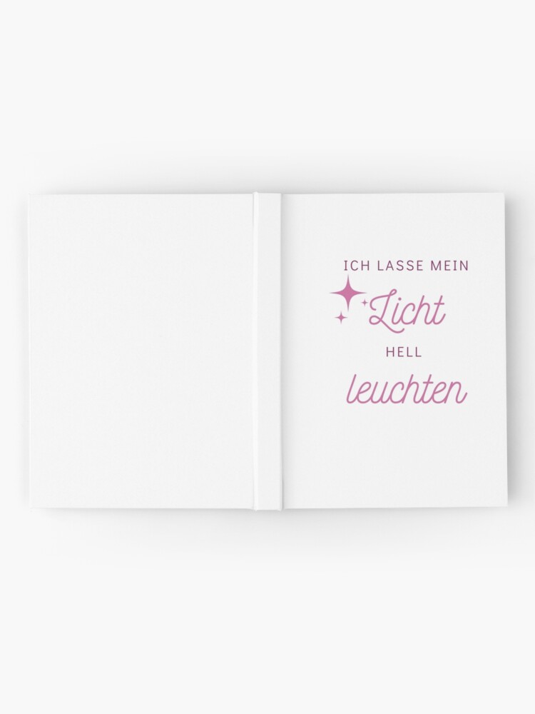 Alternative Ansicht von Ich lasse mein Licht hell leuchten - Seelenschimmer Notizbuch