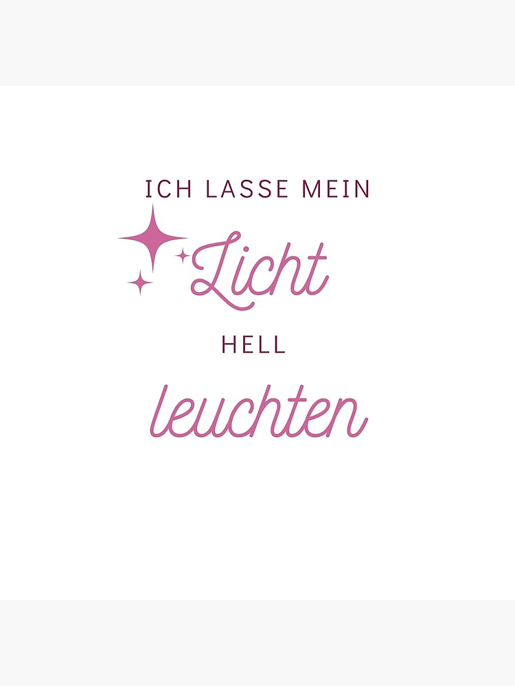 Ich lasse mein Licht hell leuchten - Seelenschimmer von Seelenschimmer