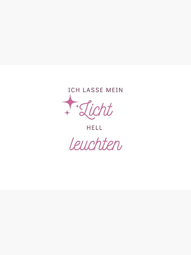 Ich lasse mein Licht hell leuchten - Seelenschimmer von Seelenschimmer