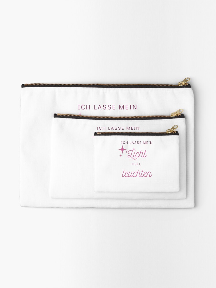 Alternative Ansicht von Ich lasse mein Licht hell leuchten - Seelenschimmer Täschchen