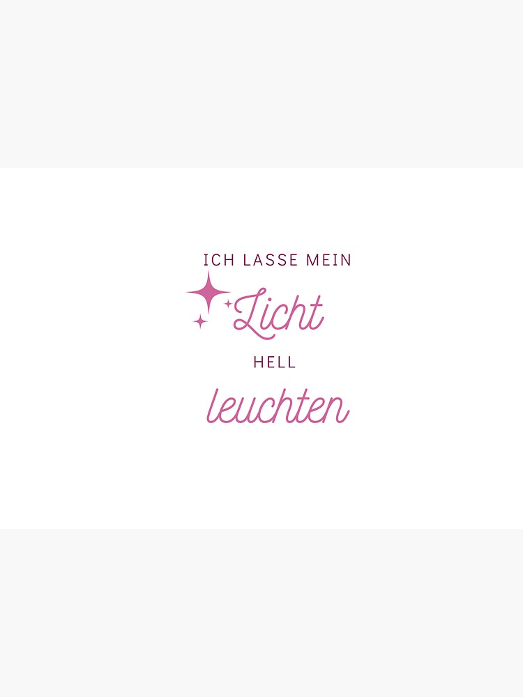 Ich lasse mein Licht hell leuchten - Seelenschimmer von Seelenschimmer