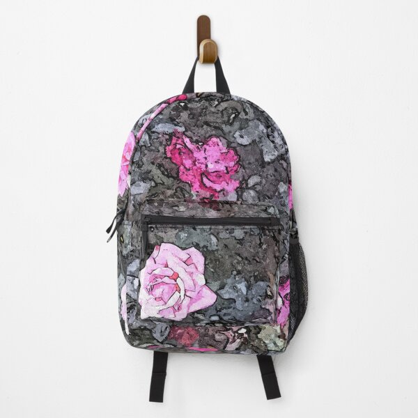 Item preview, Pink Roses Rosebush Shabby-Chic Flowers Painting designed and sold by Anna Lemos.