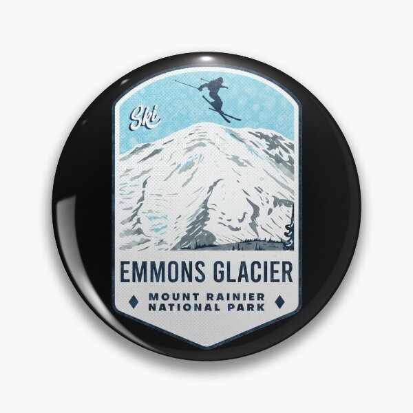 Item preview, Ski Emmons Glacier Mount Rainier National Park designed and sold by JordanHolmes.