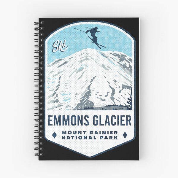 Item preview, Ski Emmons Glacier Mount Rainier National Park designed and sold by JordanHolmes.