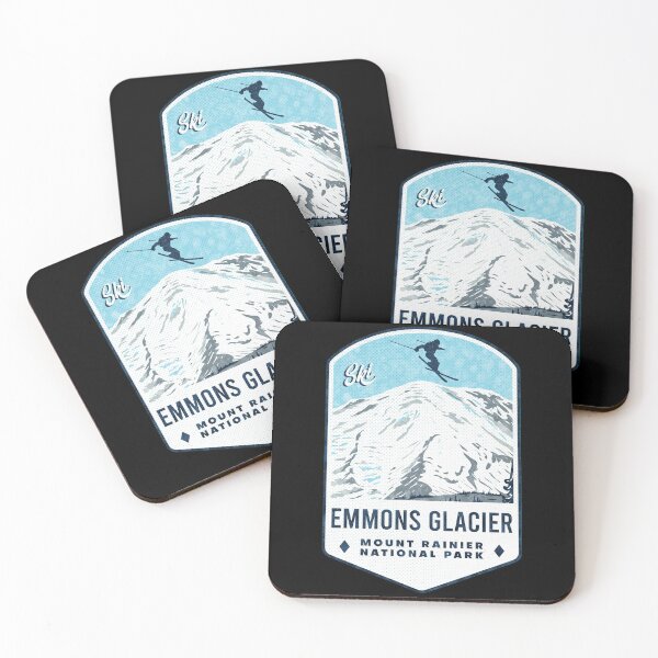 Item preview, Ski Emmons Glacier Mount Rainier National Park designed and sold by JordanHolmes.