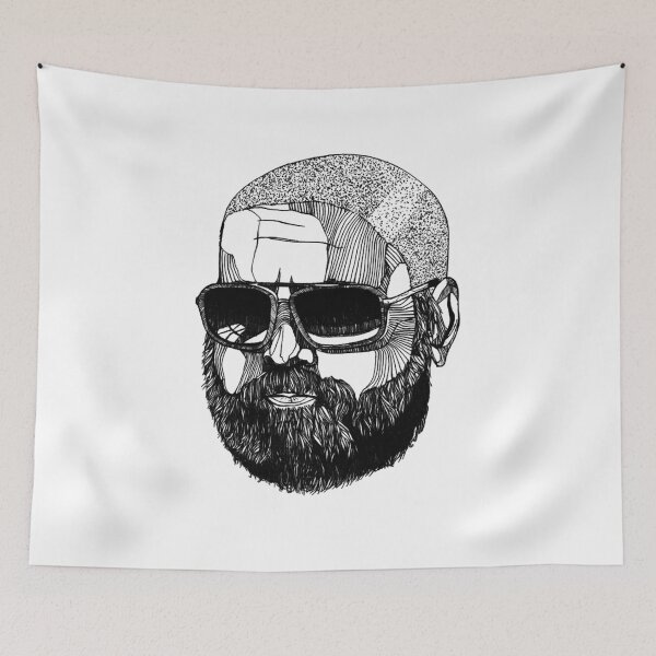Item preview, Awesome Comedy Doug Alan Ed Helms Alan Sketch From The Hangover Black Gift For Fan designed and sold by AdaptiveSylvial.