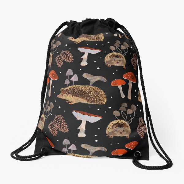 Item preview, Hedgehogs and Mushrooms designed and sold by cafelab.