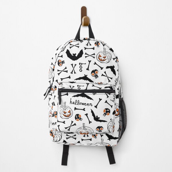 Item preview, Black and white pumpkins, bats, skulls. designed and sold by Dotsby.