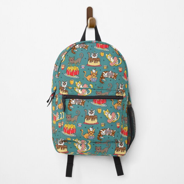 Item preview, Cats & Confectionary - Teal Blue designed and sold by TigaTiga.
