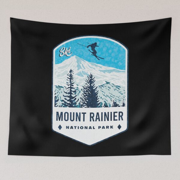 Item preview, Ski Mount Rainier National Park - South Face designed and sold by JordanHolmes.