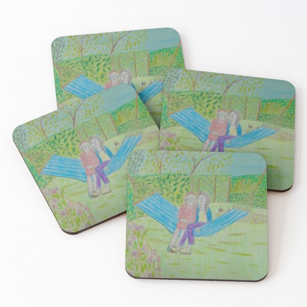 Item preview, School friends on hammock designed and sold by MartaTerkiewicz.