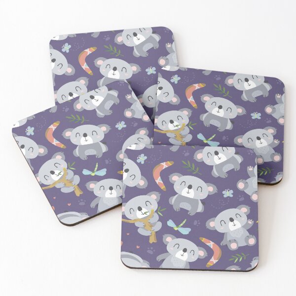 Item preview, Koala On Purple Background  designed and sold by ConcorStore.