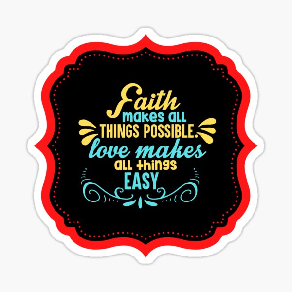 Artikelvorschau, Faith Makes All Things Possible entworfen und verkauft von Prayingwarrior.