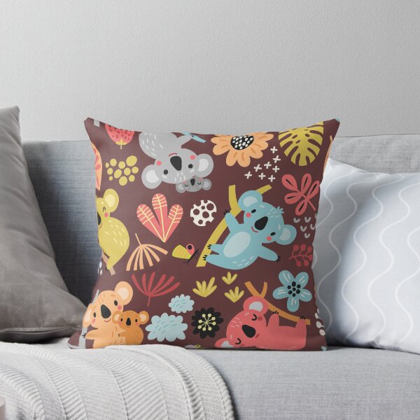 Item preview, Multicolor Koala Floral  designed and sold by ConcorStore.