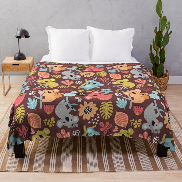 Item preview, Multicolor Koala Floral designed and sold by ConcorStore.