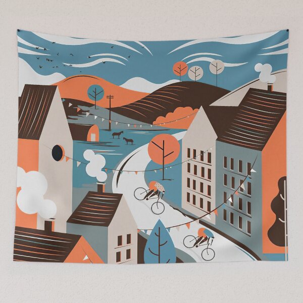 Item preview, Cycling Retro Art designed and sold by AlyssoCharm.