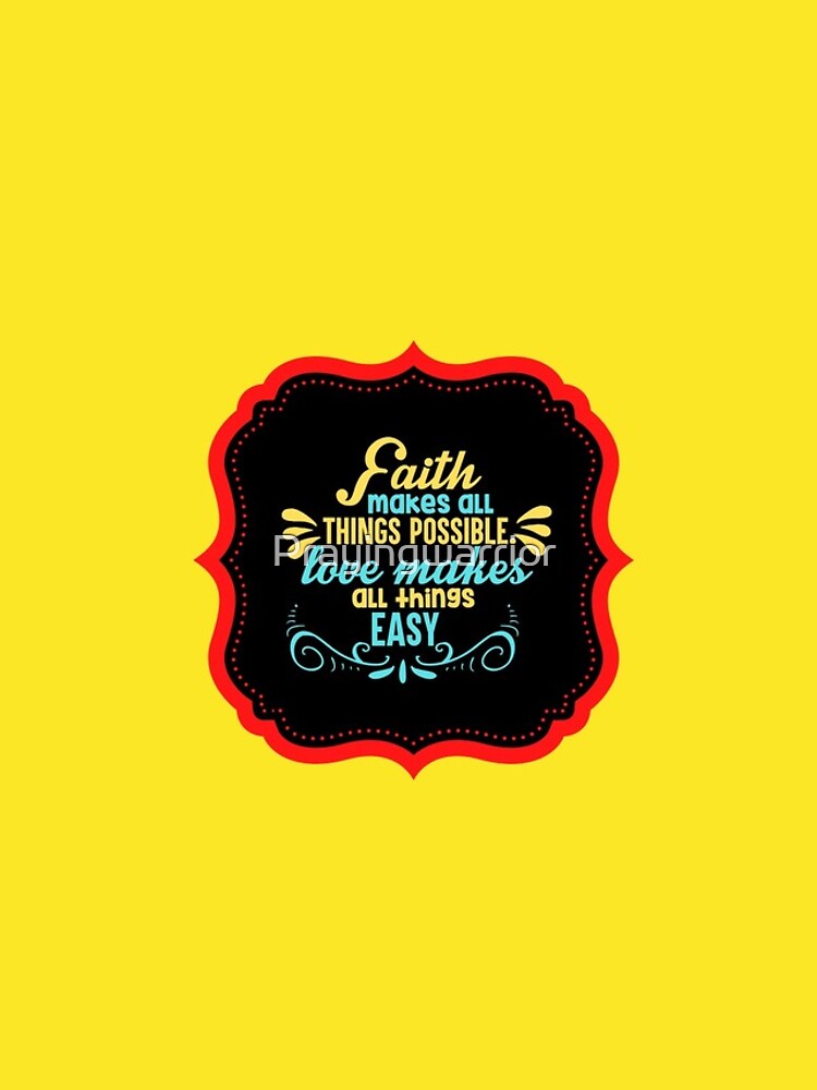 Imagen 4 de 4, Funda de iPhone con la obra Faith Makes All Things Possible, diseñada y vendida por Prayingwarrior.
