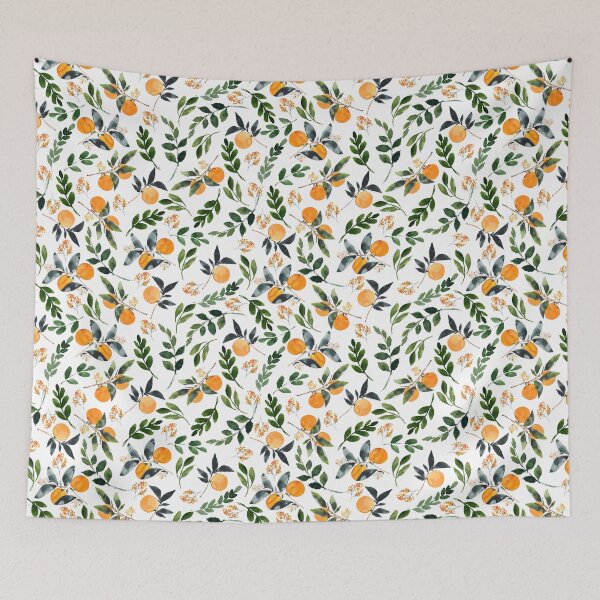Item preview, Orange Tropical Watercolor Art designed and sold by AlyssoCharm.