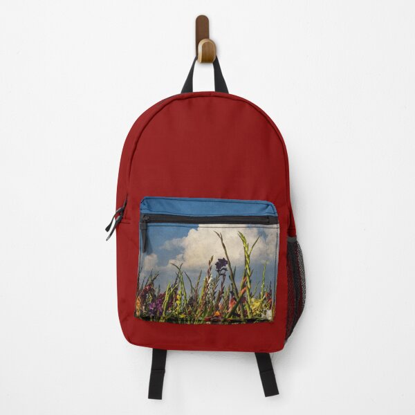 Item preview, Colored Swords - Field of Gladiola Flowers in Bloom designed and sold by Dyrk Wyst Redbubble Shop.
