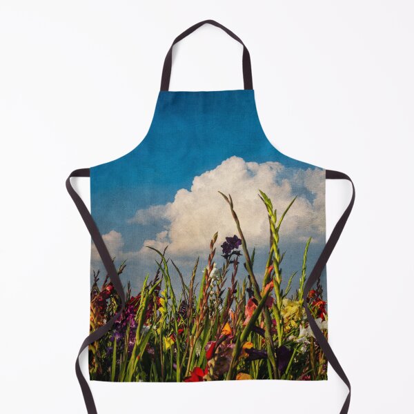 Item preview, Colored Swords - Field of Gladiola Flowers in Bloom designed and sold by Dyrk Wyst Redbubble Shop.