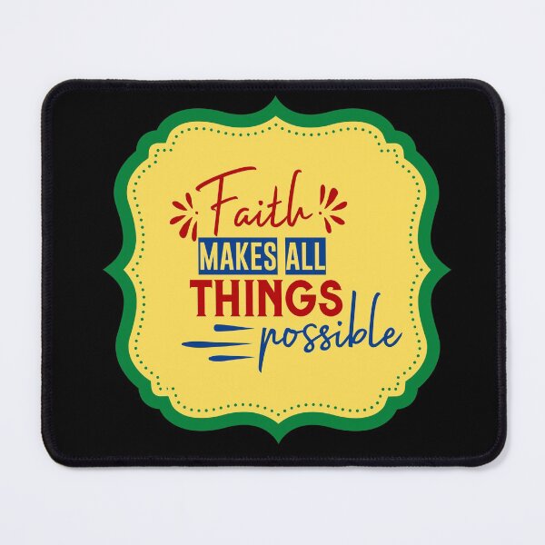 Item preview, Faith Makes All Things Possible designed and sold by Prayingwarrior.