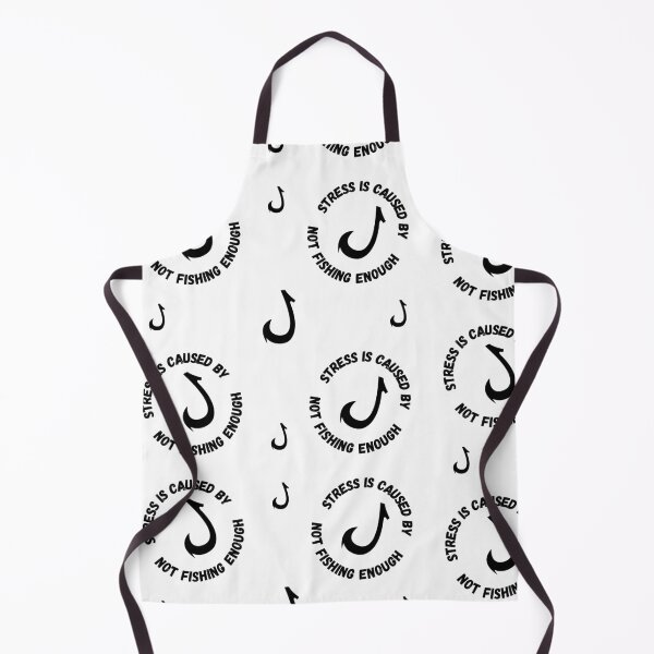 Item preview, Stress Is Caused By Not Fishing Enough Fish Hook designed and sold by LuckyKermit.