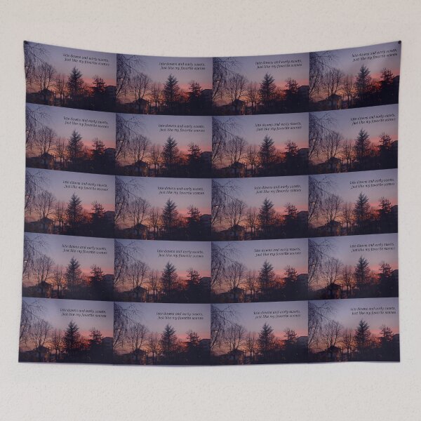 Item preview, Late Dawns and Early Sunsets designed and sold by AnnErica (MB).
