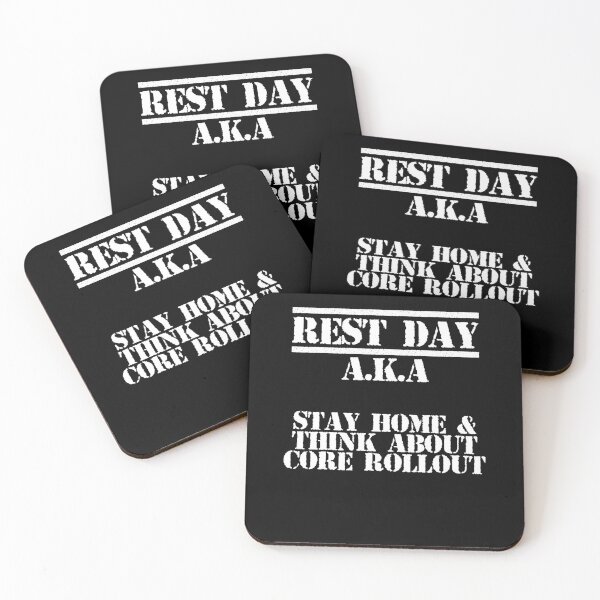 Item preview, Core Rollout Rest Day For A Muscle Gym Lover designed and sold by Nessshirts.