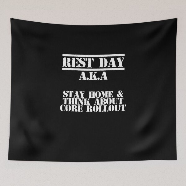 Item preview, Core Rollout Rest Day For A Muscle Gym Lover designed and sold by Nessshirts.