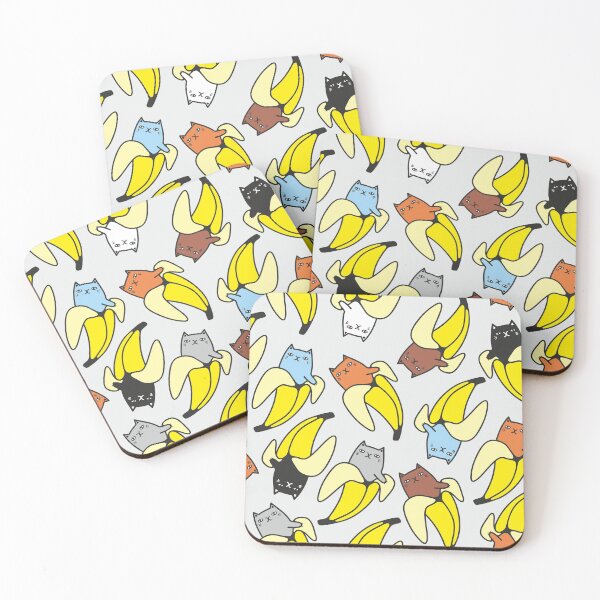Item preview, Banans and kittens designed and sold by Ekaterina Panova.