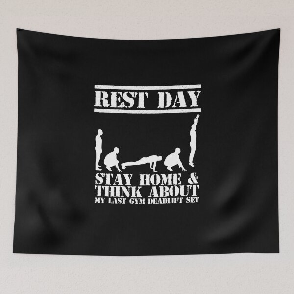 Item preview, Deadlift Rest Day For A Muscle Gym Lover designed and sold by Nessshirts.