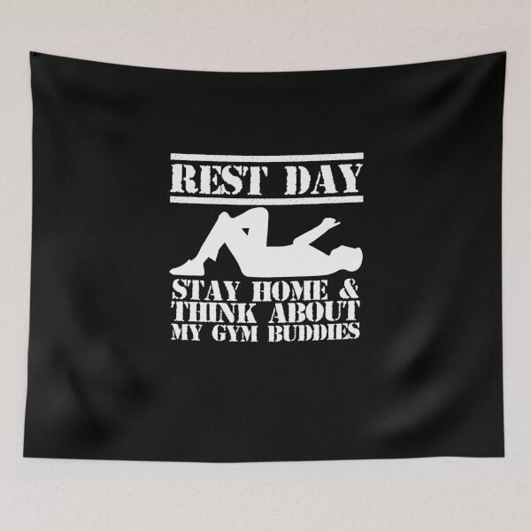 Item preview, Gym Rest Day For A Muscle Workout Lover designed and sold by Nessshirts.