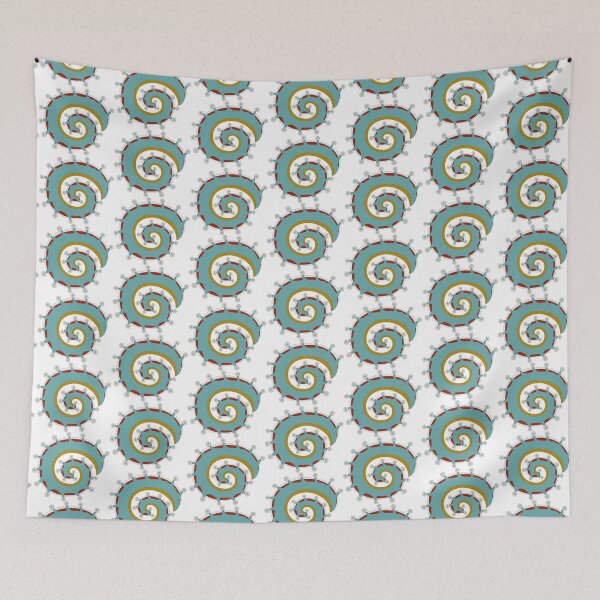 Item preview, Aztec water and shells "precolumbian 38" designed and sold by vincentbiollaz.