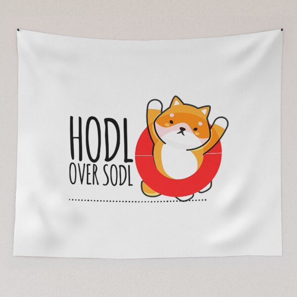 Item preview, Hodling Crypto Currrency T-Shirthodl over sodl designed and sold by RanTour.