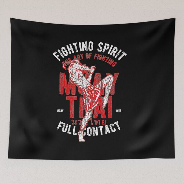 Item preview, Muay Thai Fighting Spirit Full Contact Train GYM MMA Kick  designed and sold by MuayThain8jx8x.
