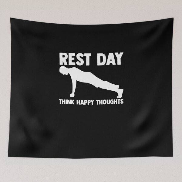 Item preview, Rest Day Thoughts For A Gym Muscle Workout Lover designed and sold by Nessshirts.