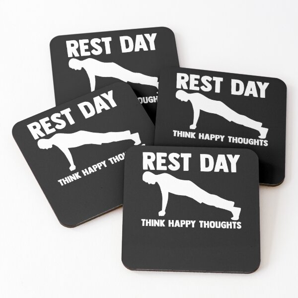 Item preview, Rest Day Thoughts For A Gym Muscle Workout Lover designed and sold by Nessshirts.