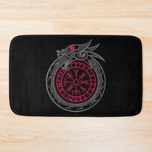 Item preview, Viking Jormungandr Symbol - Vegvisir designed and sold by anziehend.
