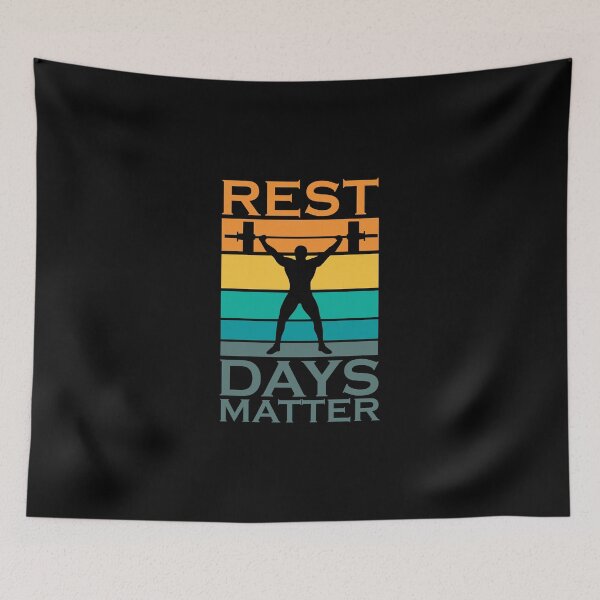 Item preview, Rest Days Humor For A Gym Muscle Workout Lover designed and sold by Nessshirts.