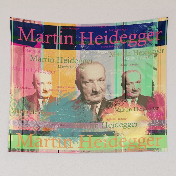 Item preview, Martin Heidegger, German philosopher, portrait designed and sold by Mauswohn.