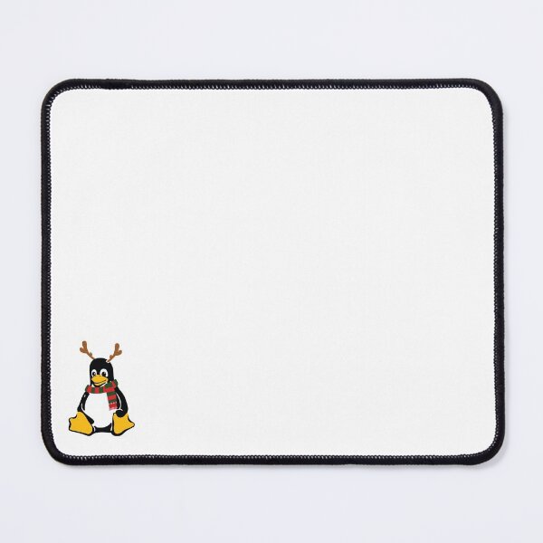 Item preview, Christmas Tux Linux penguin with antlers-white designed and sold by Code  Monkeys.