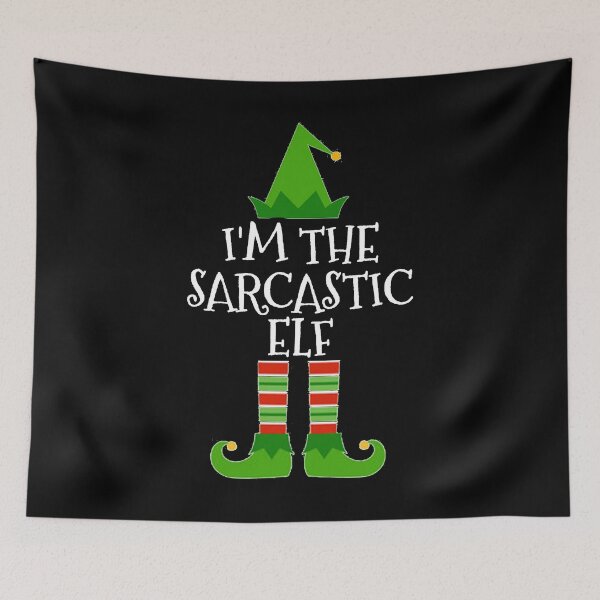 Item preview, I'm The Sarcastic Elf Matching Family Christmas graphic designed and sold by TopRatedDesigns.